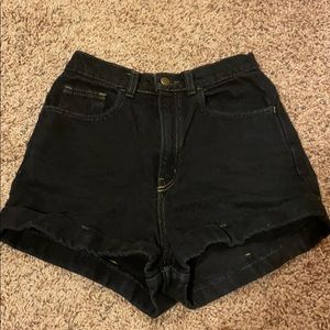 Dark Navy American Apparel Jean Shorts Size 27